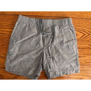 SONOMA Goods For Life Mens Gray Linen Blend Elastic Waist Drawstring Shorts sz M